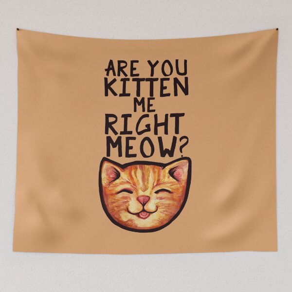 Artikelvorschau, Are you kitten me right Meow entworfen und verkauft von FrictionMaxxing.