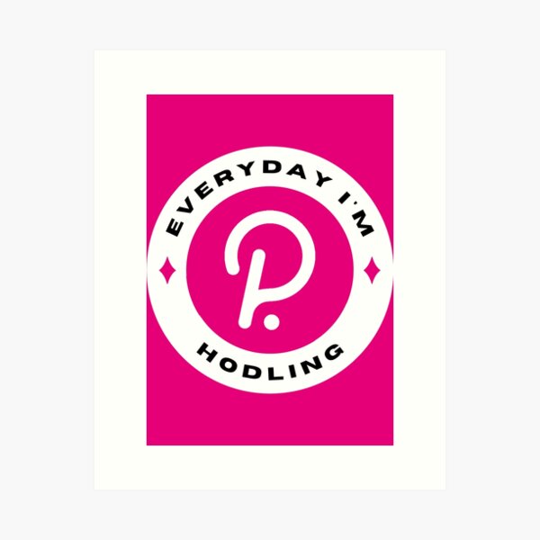 Artikel-Vorschau von Everyday I'm Hodling - Polkdadot (DOT) - Farbe, designt und verkauft von issaapparel.