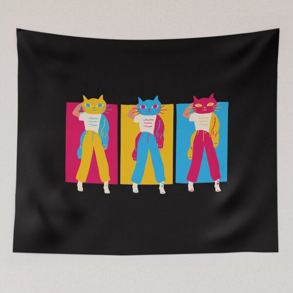 Item preview, Cats Fashion Cute Dancing designed and sold by Memes-Pain.