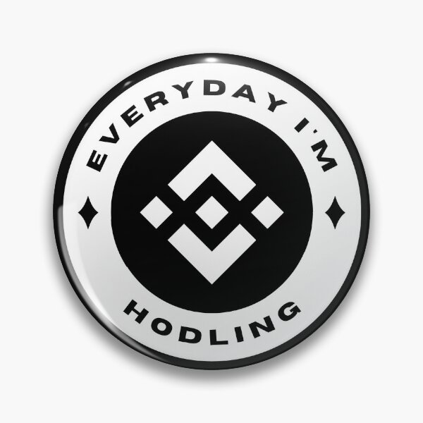 Item preview, Everyday I'm Hodling - Binance Coin (BNB) - White designed and sold by issaapparel.