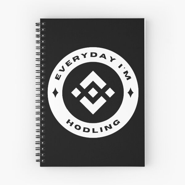 Item preview, Everyday I'm Hodling - Binance Coin (BNB) - White designed and sold by issaapparel.