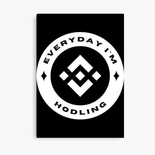 Artikel-Vorschau von Everyday I'm Hodling - Binance Coin (BNB) - Weiß, designt und verkauft von issaapparel.