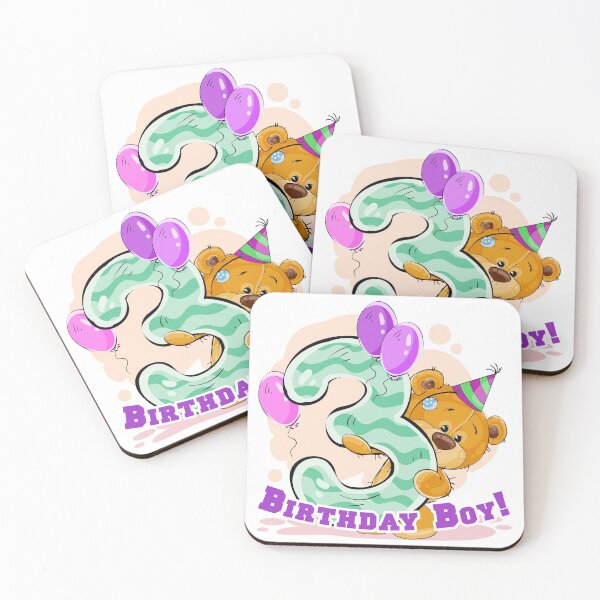Item preview, Boy's Third Birthday! designed and sold by lucidfrog.