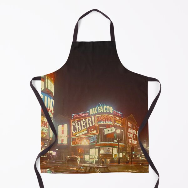 Item preview, Piccadilly Circus 1970, London England, Neon lights, British tourist spot, Double decker bus designed and sold by Nostrathomas66.