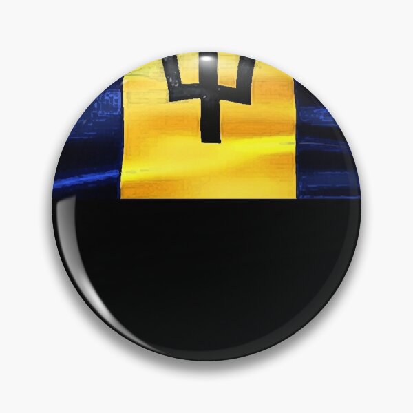 Artikelvorschau, Barbados Flagge Poseidon Trident Royal Sea Surface Reflection entworfen und verkauft von Jameskirappoh.