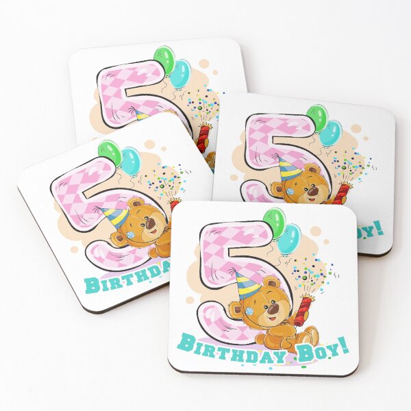Item preview, Boy's Fifth Birthday! designed and sold by lucidfrog.