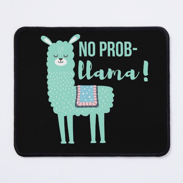 Item preview, Llama Gifts for Women and Men, No Prob Llama Cute Funny Alpaca Farm Animal Gifts designed and sold by Teez-Me.