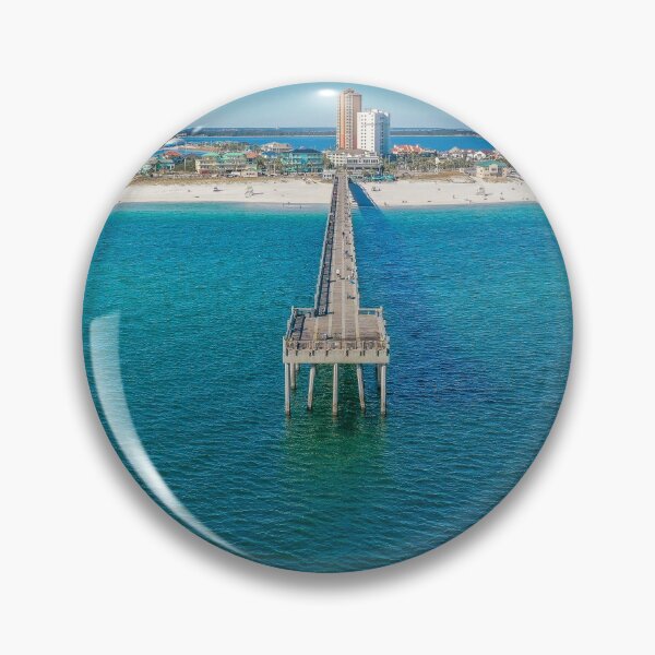 Item preview, Pensacola Emerald Winter Pier designed and sold by pensacolavibes.