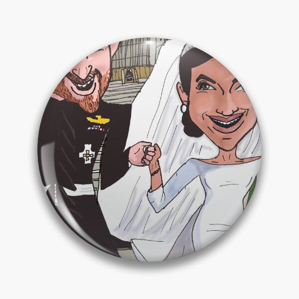 Item preview, Prince Harry and Meghan Markle designed and sold by WonderWoman48.