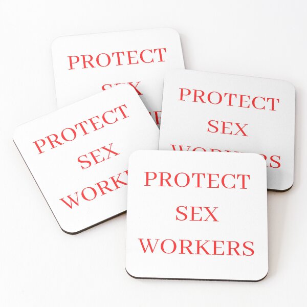 Item preview, Protect Sex Workers Red designed and sold by KinkShoppe.