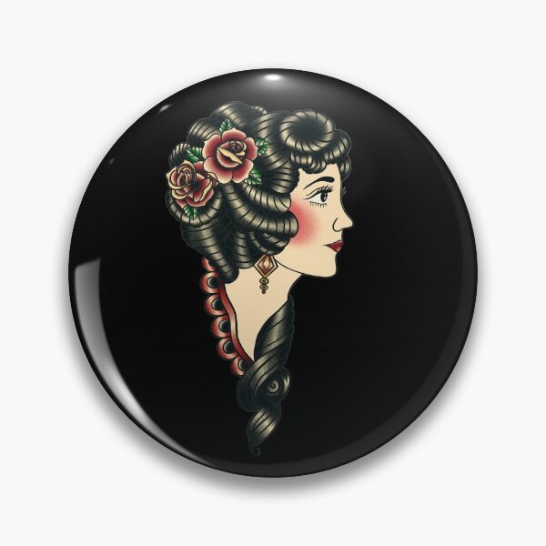 Item preview, Girl Head Tattoo designed and sold by CiricexChimera.