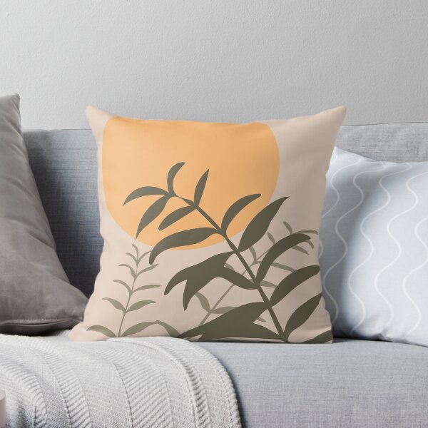 Boho art Throw Pillow