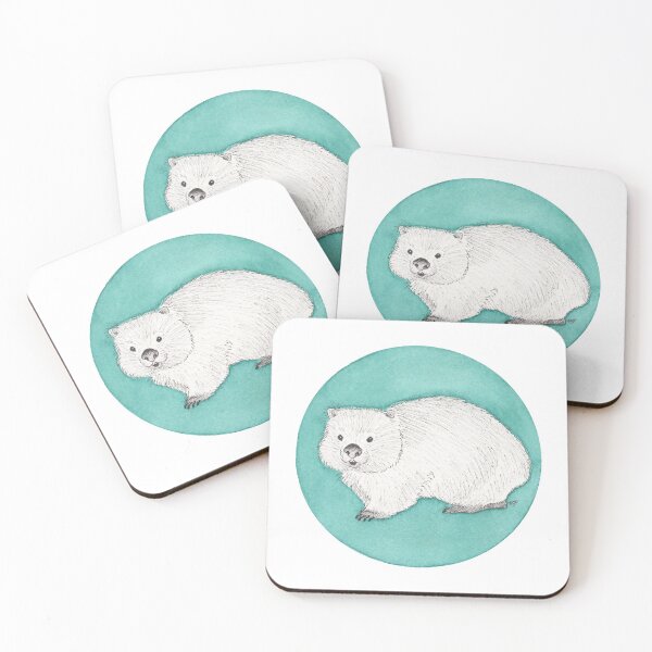 Item preview, Inktober 2021: Wombat designed and sold by Pamela Sommer.