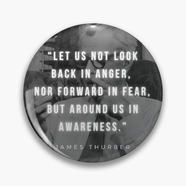 Item preview, Let us not Look Back in Anger | James Thurber designed and sold by iwaya-bazaar.