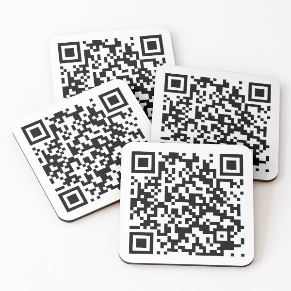 Item preview, Rick Roll QR Code Troll Funny Parody Meme designed and sold by Aetha.