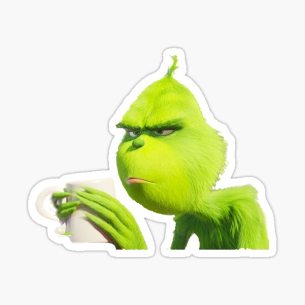 The Grinch - Animal Crossing #Ensemble Accessories Sticker