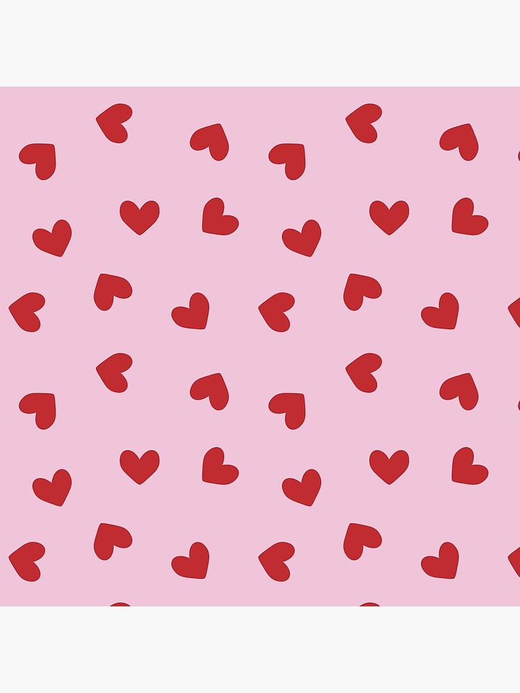 red-and-pink-hearts-poster-for-sale-by-leoninestudios-redbubble