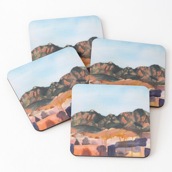 Artikelvorschau, Boulder Colorado Mountains Aquarell entworfen und verkauft von vharmonart.