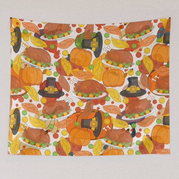 Item preview, Thanksgiving Turkey Dinner Pattern designed and sold by Designs By YL.