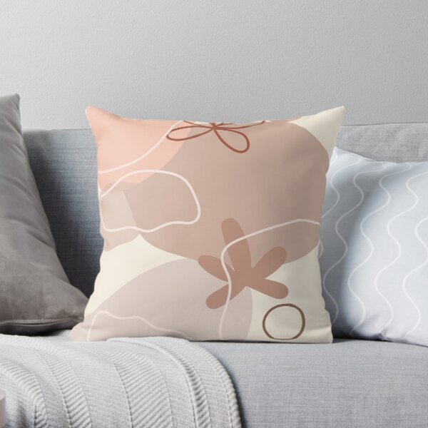 Boho art Throw Pillow