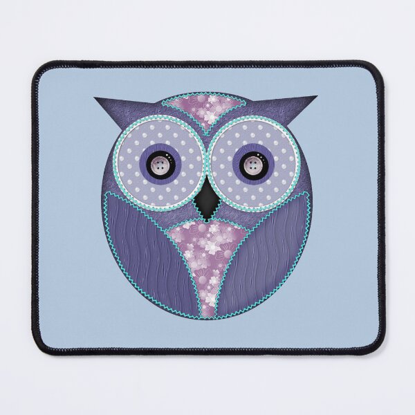 Item preview, Patchwork Owl, fantasy art designed and sold by LoneAngel.