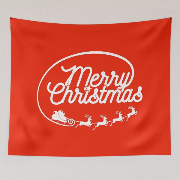 Item preview, White Christmas Santa Sleigh designed and sold by lucidfrog.