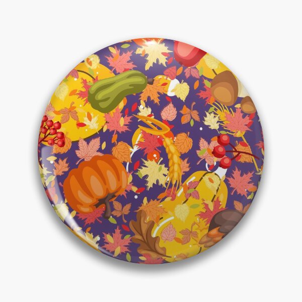 Item preview, Thanksgiving Turkey And Pie Dinner Pattern designed and sold by Designs By YL.