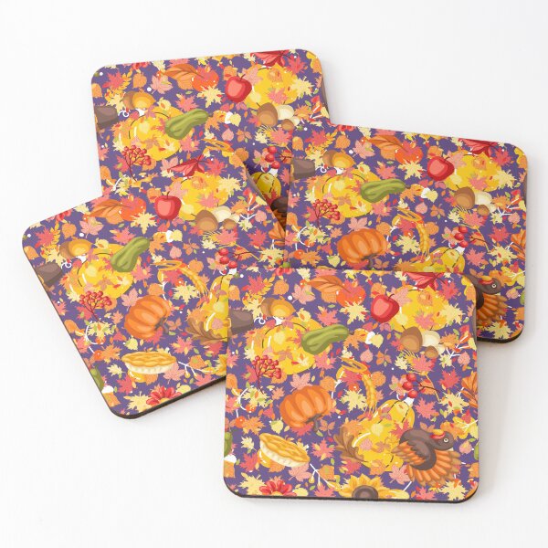 Item preview, Thanksgiving Turkey And Pie Dinner Pattern designed and sold by Designs By YL.