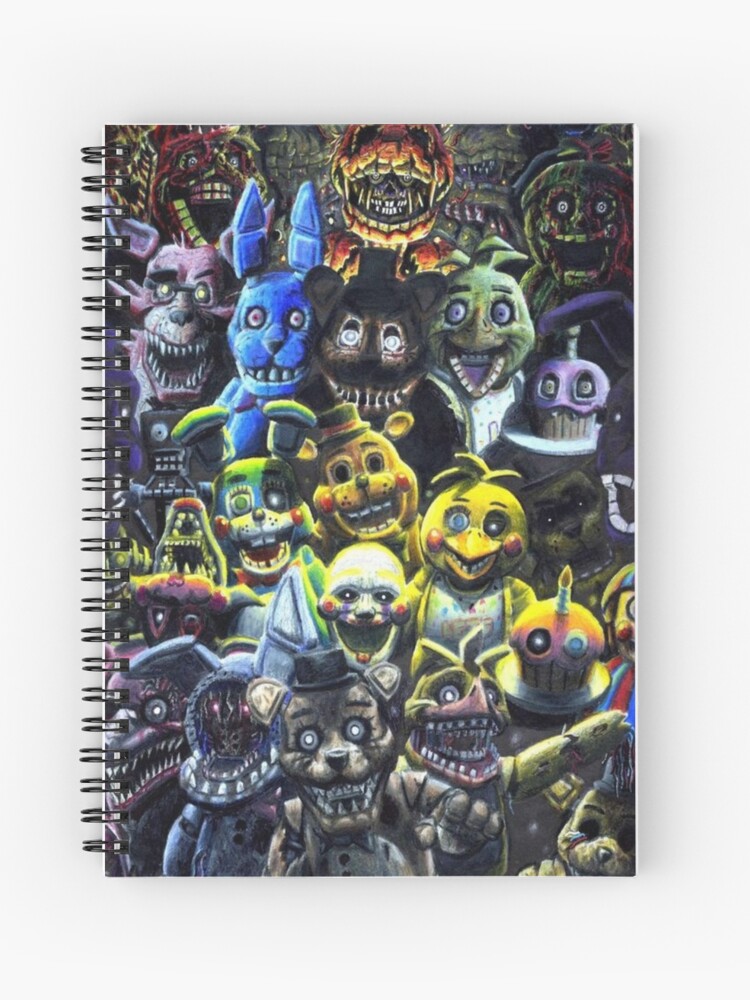 Fnaf Spiral Notebooks for Sale