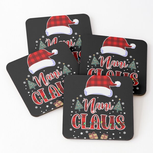 Item preview, Nani Claus Plaid Pattern Ornament Santa Christmas Gift  designed and sold by Sandrana946.