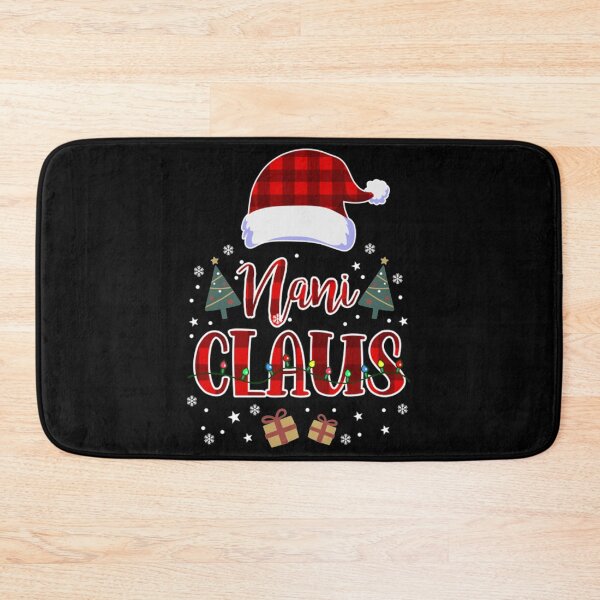 Item preview, Nani Claus Plaid Pattern Ornament Santa Christmas Gift  designed and sold by Sandrana946.