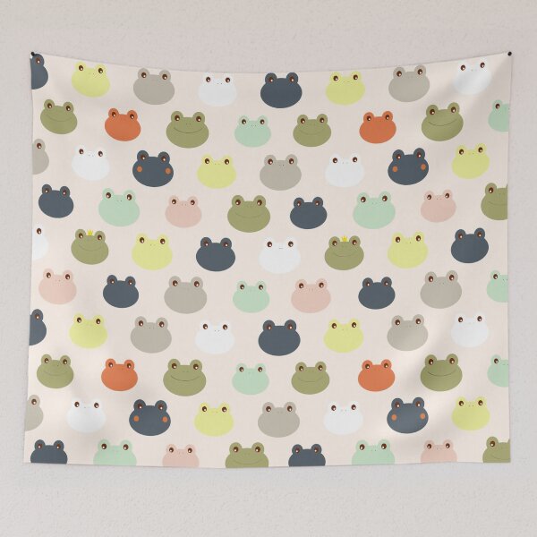Item preview, Abstract cute colorful frog designed and sold by aggiexnjoz.