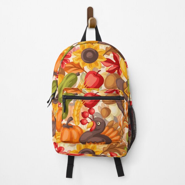 Item preview, Thanksgiving Turkey, Vegetables And Fruit Pattern designed and sold by Designs By YL.