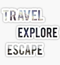 Pegatina Viajes Explore Escape- 3 Pack Landscapes