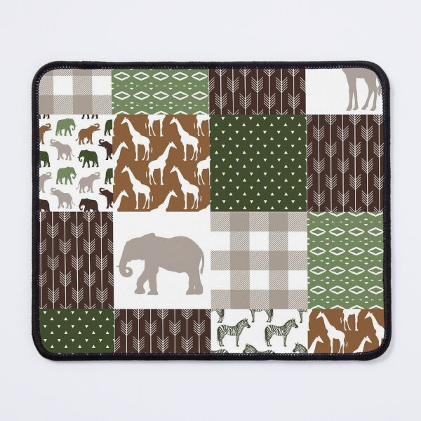 Item preview, Animal green brown plaid cute pattern designed and sold by aggiexnjoz.