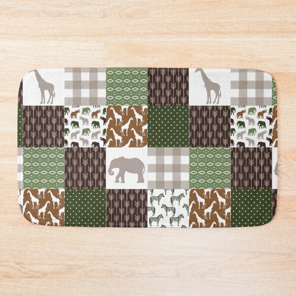 Item preview, Animal green brown plaid cute pattern designed and sold by aggiexnjoz.