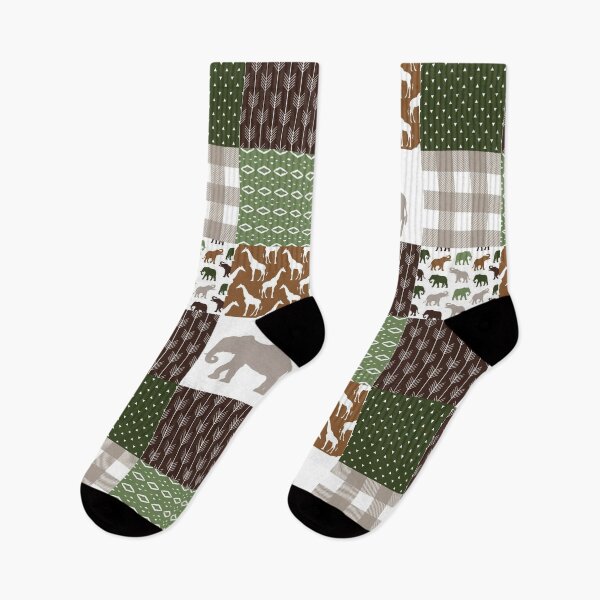 Item preview, Animal green brown plaid cute pattern designed and sold by aggiexnjoz.