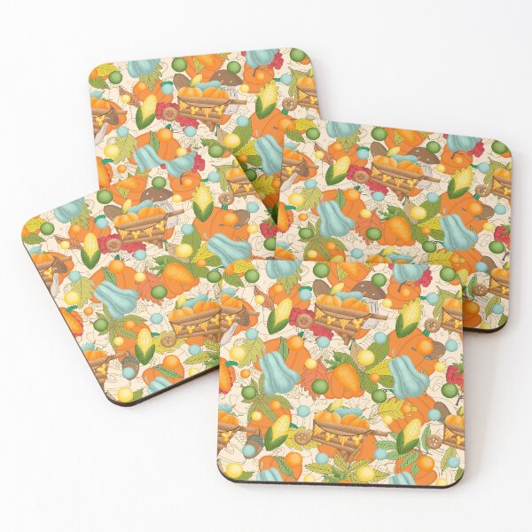 Item preview, Thanksgiving Pumpkins And Vegetables Pattern designed and sold by Designs By YL.