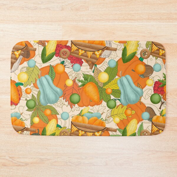 Item preview, Thanksgiving Pumpkins And Vegetables Pattern designed and sold by Designs By YL.