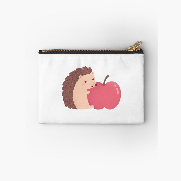 Item preview, Cute Hedgehog Hugging Apple designed and sold by rustydoodle.