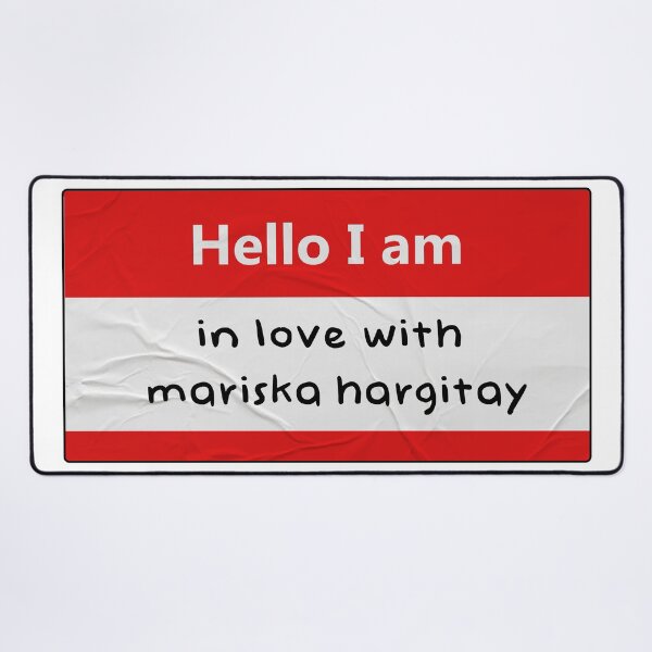 Item preview, hello i am: in love with mariska hargitay designed and sold by medusabyaguss.