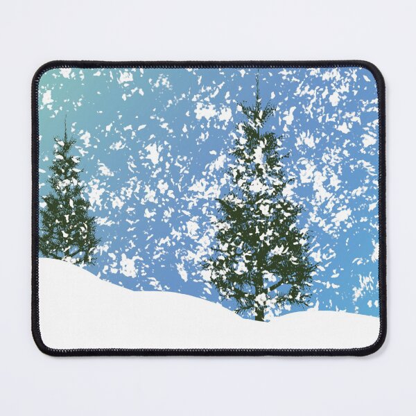 Item preview, Pines in the snow design designed and sold by PandLcreations.
