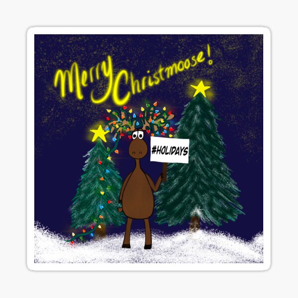 Item preview, Merry Christmoose  designed and sold by OTPillustration.