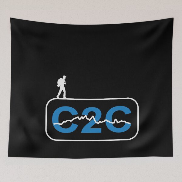 Item preview, C2C Walking challenge White/Blue designed and sold by cycleexplorers.