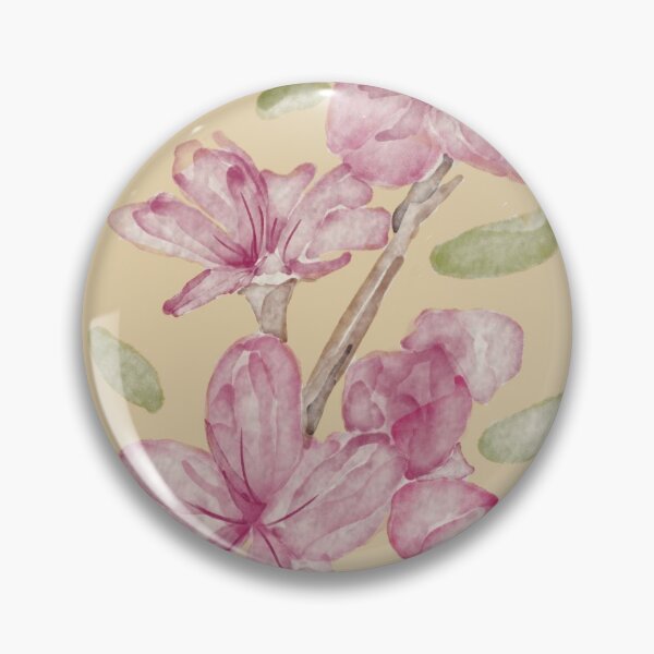 Item preview, Pink Flower - Botanic Watercolor  designed and sold by Nymiaink.