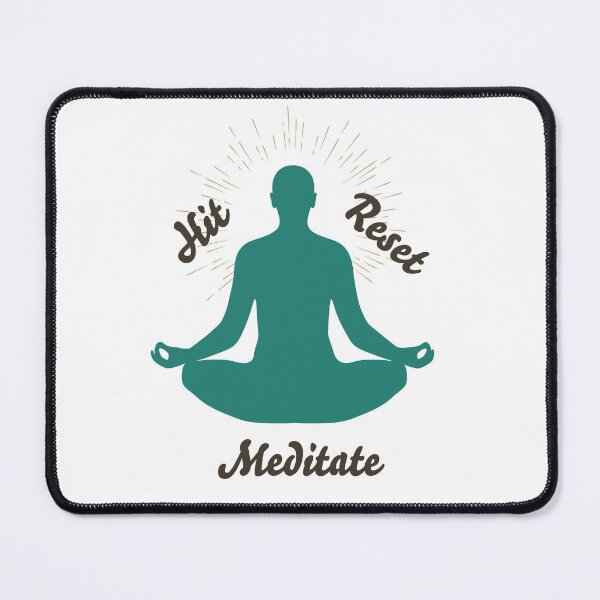 Item preview, Hit Reset Meditate designed and sold by Plumtree81.