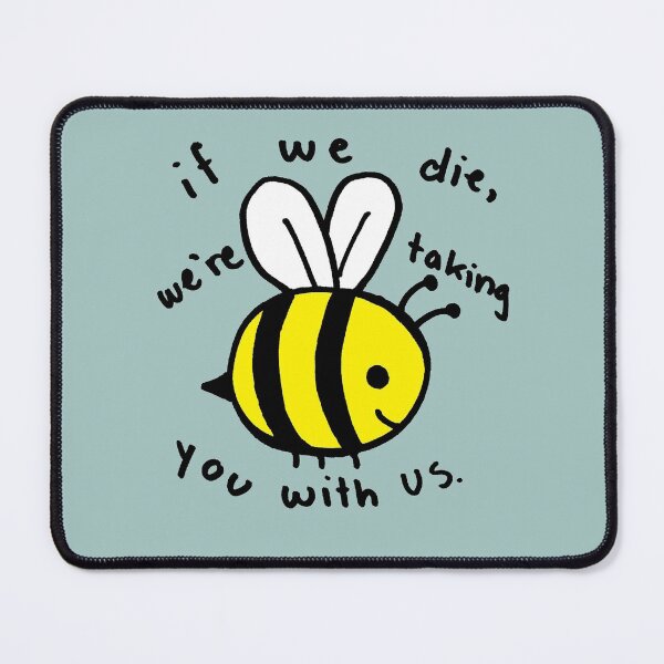 Item preview, Bee Threatened designed and sold by activespaceship.