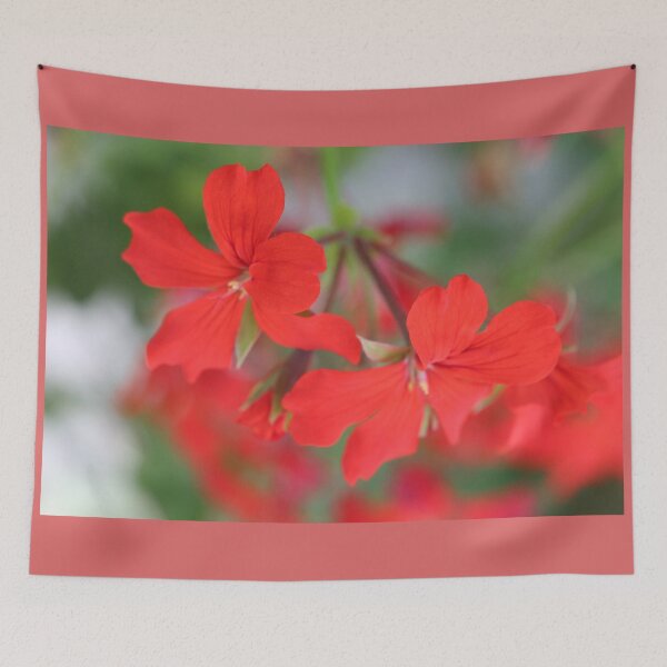 Item preview, Soft Bright Red Geranium Flower Petals designed and sold by JariHawk.