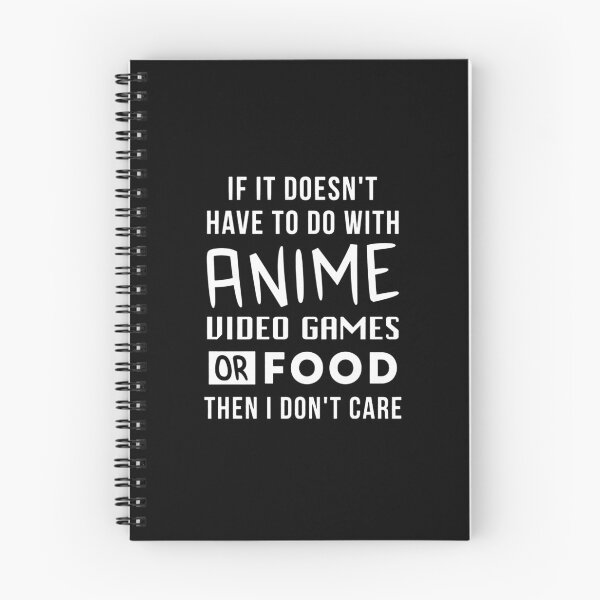 Item preview, anime or food dont care designed and sold by sayotayo93.