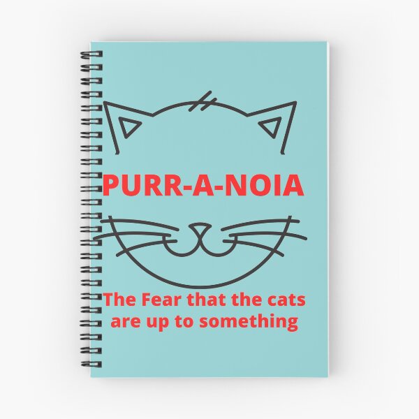 Item preview, Purr-A-noia funny cat art designed and sold by Tshepomuza.